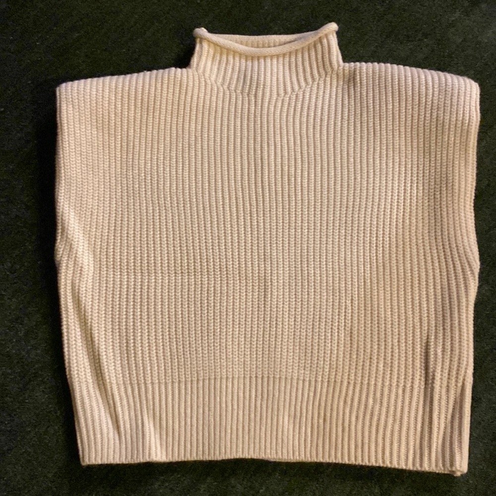 Zara Sleeveless Sweater (Shoulder Pads)